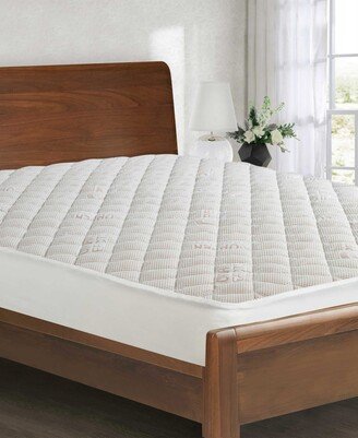 All-In-One Copper effects Fitted Mattress Pad, California King