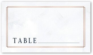 Wedding Place Cards: Bright Night Wedding Place Card, Orange, Placecard, Matte, Signature Smooth Cardstock