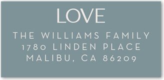 Address Labels: Modern Arches Address Label, Blue, Address Label, Matte