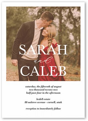 Wedding Invitations: Brilliant Overlay Wedding Invitation, Beige, 5X7, Luxe Double-Thick Cardstock, Square