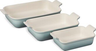 3-Piece Stoneware Heritage Bakers Set