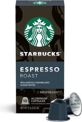 by Nespresso Original Line Pods Dark Roast Coffee Espresso Roast - 10ct