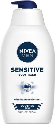 Men Sensitive Body Wash with Bamboo Extract - Scented - 30 fl oz