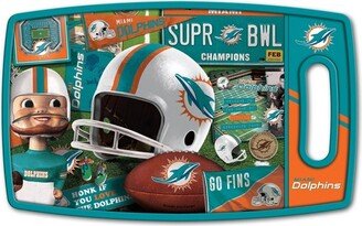 NFL Miami Dolphins Retro Series Cutting Board