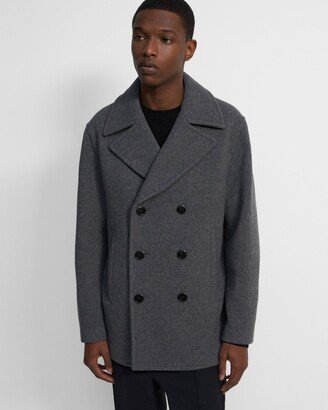 Peacoat in Knit Wool-AA