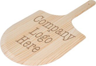 Custom Light Wood Pizza Board Personalized & Engraved With Your Company Logo