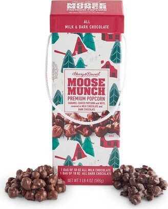 Harry & David All Milk & All Dark Moose Munch Premium Popcorn, 20 oz.