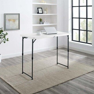 Siavonce Adjustable Height Premium Folding Table - 48 in * 24 in * 34 in