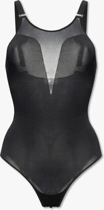 Bodysuit With Straps - Black