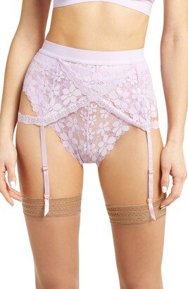 Stretch Lace Garter Belt