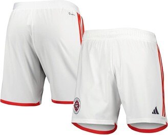 Men's White New England Revolution 2023 Away Aeroready Authentic Shorts