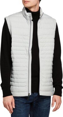 Fisher + Baker Men's Passage Puffer Zip-Front Vest