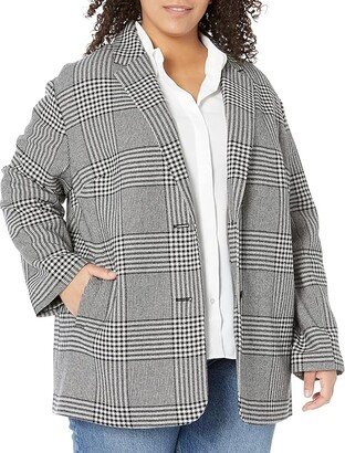 Plus Oversized Dorset Blazer in Adkins Plaid (Tiarnan Glen Plaid) Women's Coat