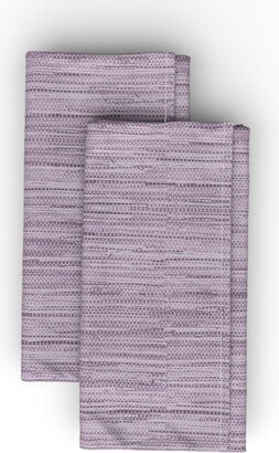 Cloth Napkins: Grasscloth Cloth Napkin, Longleaf Sateen Grand, Purple