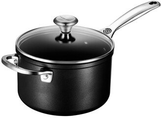 Hard Anodized Aluminum Nonstick 3-Qt. Saucepan with Lid