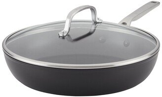 Hard-Anodized Induction Nonstick Frying Pan With Lid