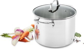 Stainless Steel 8-Qt. Covered Stockpot, Created for Macy's