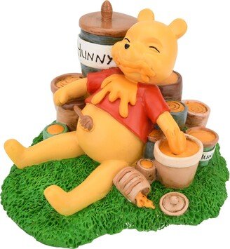 Tree Buddees Passed Out Pooh ~ Funny Winne The Had Too Much Hunny Figurine Decoration