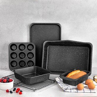 Granite Stone Diamond StackMasater 6-Piece Mineral and Diamond Infused Nonstick Space Saving Stackable Bakeware Set