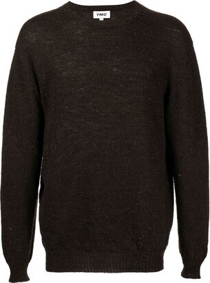 Class crew-neck knitted jumper