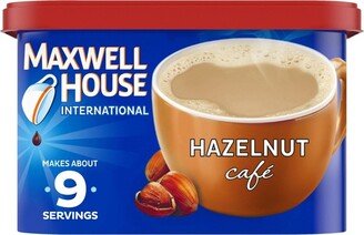 Maxwell House International Hazelnut Cafe Light Roast Coffee - 9oz Tub