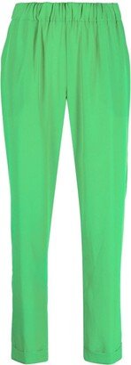 Cropped Drop-Crotch Trousers-AA