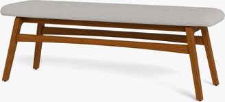 Scandinavian Dining Bench Light Grey