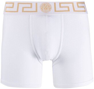 Medusa Greek Key waistband boxers