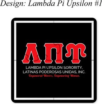 Lambda Pi Upsilon Beverage Jigsaw Puzzle Coasters Square | Set Of 4