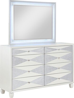 New Classic Furniture Xana Platinum Rectangular Mirror