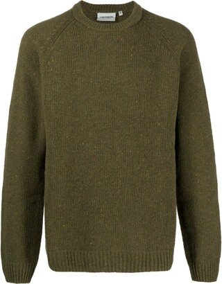 Anglistic wool-cotton blend jumper