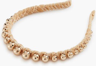 Gold Graduated Bead Headband