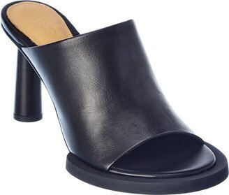 Les Mules Carre Rondes Leather Sandal-AA