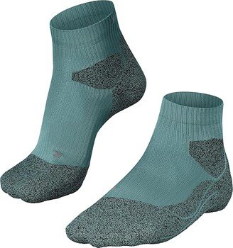 RU Trail Sneaker Running Socks (Turquoise) Women's Crew Cut Socks Shoes