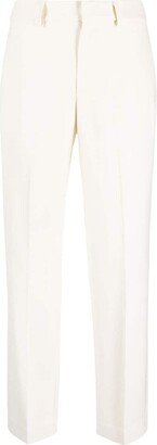 Tapered-Leg Tailored Trousers-AM