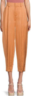 High Rise Pleated Tapered Pants