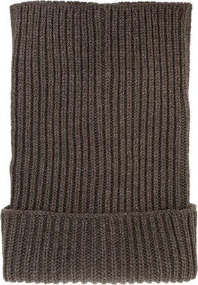 Tube Shape Chunky Ribbed Snood