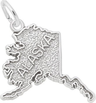 Rembrandt Charms® State of Alaska in Sterling Silver