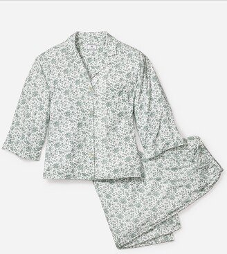 Petite Plume™ women's luxe Pima cotton wide-leg pajama set