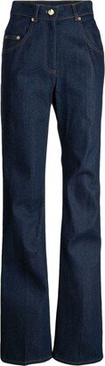 High-Rise Straight-Leg Jeans-AT