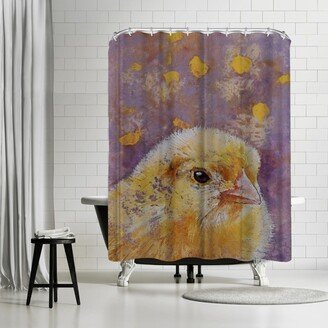 71 x 74 Shower Curtain, Chick by Michael Creese