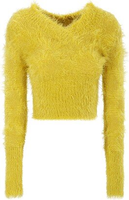 KNWLS Hairy V Neck Jumper