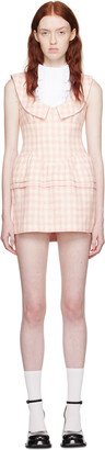 Pink Check Minidress