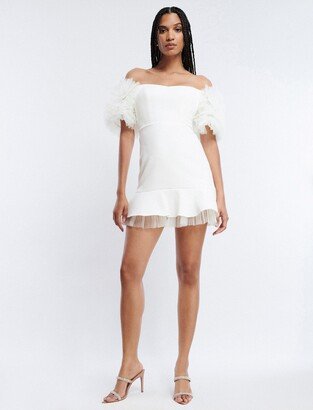 Harlowe Off-The-Shoulder Mini Dress