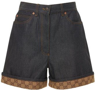 Vintage cotton denim shorts