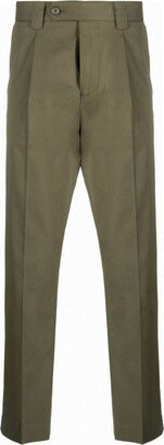 Slim-Cut Stretch-Cotton Chino Trousers-AB