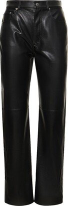 Vinni faux leather straight pants