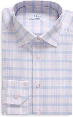 Contemporary Fit Prince of Wales Plaid Dress Shirt