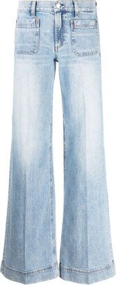 Mid-Rise Wide-Leg Jeans-AZ