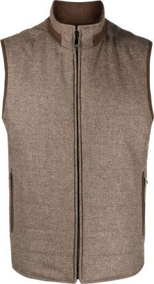 Zip-Up Reversible Gilet-AB